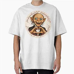 Sméagol Loves You Valentine's Gollum Oversized T-Shirt