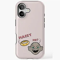 Marry Me? Gollum and Ring iPhone Tough Case