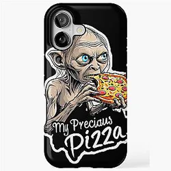 Gollum Eating Pizza My Precious Pizza LOTR Funny Design iPhone Case