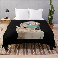 Gollum Mask T-Shirt 
Gollum in Throw Blanket
