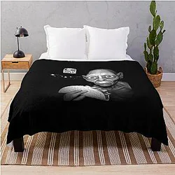 Gollum Hobbit Meme Throw Blanket