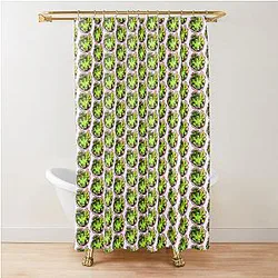 Jelly bean Gollum succulents Shower Curtain