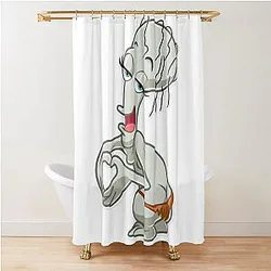 Roger Alien Gollum Shower Curtain