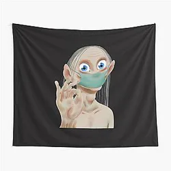 Gollum in mask T-Shirt and Tapestry