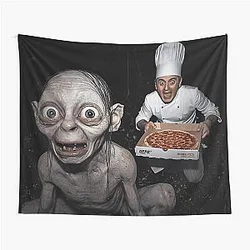 Epic Fantasy Humor Middle-earth Gollum Funny Tapestry