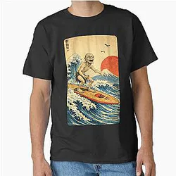 Gollum Surfing in Japan Classic T-Shirt