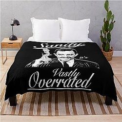 Gomez Addams Sanity Throw Blanket