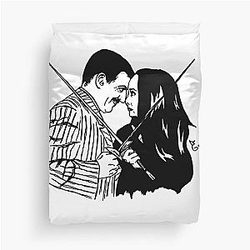 Gomez Addams Family Halloween Spooky Cool Graphic Duvet Cover