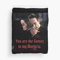 Morticia and Gomez Addams Duvet Cover