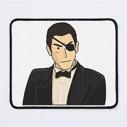 Cabaret Manager Goro Majima Yakuza Character Portrait Transparent Mouse Pad