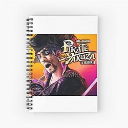 Pirate Yakuza in Hawaii Goro Majima Spiral Notebook