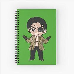 Goro Majima Chibi Spiral Notebook