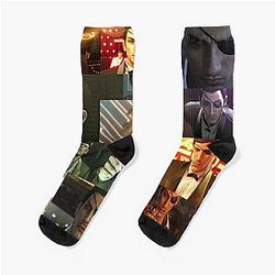 Goro Majima Montage Socks