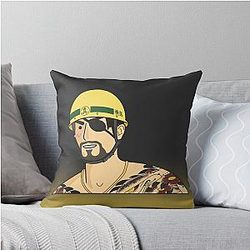Majima Construction, Goro Majima Yakuza Character Portrait Throw Pillow