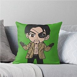 Goro Majima Chibi Throw Pillow