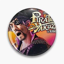Pirate Yakuza in Hawaii Goro Majima Pin