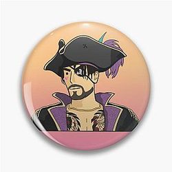 Captain Goro Majima Yakuza Character Portrait Pin