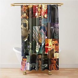 Goro Majima Montage Shower Curtain