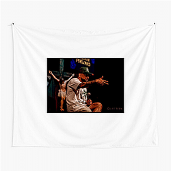 Gotay El Auténtiko works with Ñengo Flow Gotay Tapestries