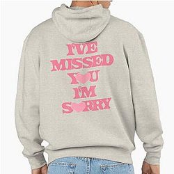 Gracie Abrams I've Missed You I'm Sorry Pullover Hoodie