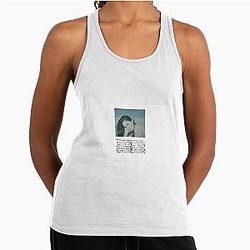 Gracie Abrams Merch Racerback Tank Top journal entries on the beach