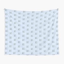Gracie Abrams Blue Asymmetrical Star Logo Tapestry