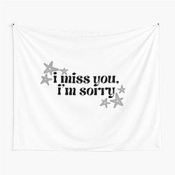 I miss you I'm sorry with pretty stars - Gracie Abrams Tapestry