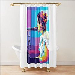 Pop Art Gracie Abrams Shower Curtain