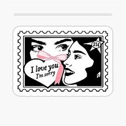 Gracie Abrams Inspired Stamp Sticker