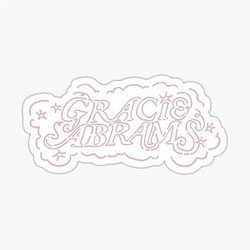 Gracie Abrams logo sticker