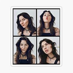 Gracie Abrams photoshoot grid sticker