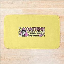 Gracie Abrams Behind the Wheel Transparent Bath Mat