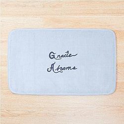 Gracie Abrams Blue Asymmetrical Logo Bath Mat