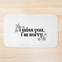 I Miss You I'm Sorry W Pretty Stars Gracie Abrams Bath Mat