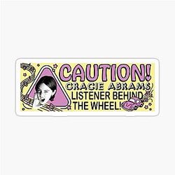Gracie Abrams Bumper Sticker