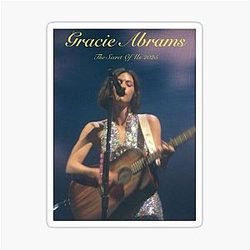 Gracie Abrams Tour Poster 2025 Sticker