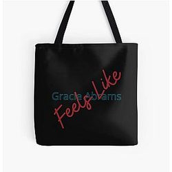 Gracie Abrams Feels Like Everywhere Print Tote Bag