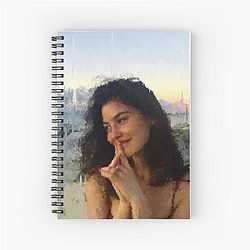 Painting Gracie Abram Spiral Notebook