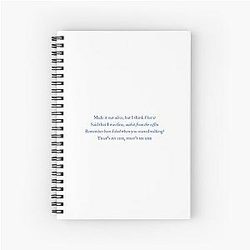 That's True - Gracie Abrams Spiral Notebook