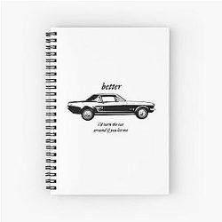 Better Gracie Abrams Spiral Notebook