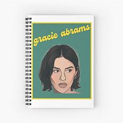 Gracie Abrams The Secret Us Cartoon Spiral Notebook