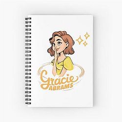 Cute Gracie Abrams Spiral Notebook