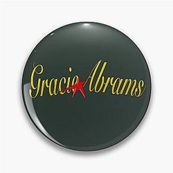 Gracie Abrams Red Star Logo Pin