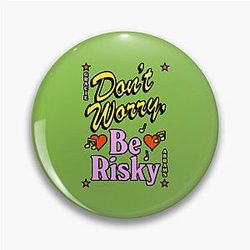 Don't Worry Be Happy Gracie Abrams Playing Card Pin