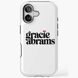 I Love Gracie Abrams Stickers - Gracie Abrams iPhone Tough Case