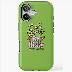 Don't Worry Be Risky Gracie Abrams Heart Music Tough Case