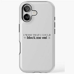 I wish that I could block me out for Gracie Abrams iPhone Case