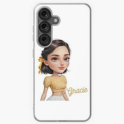 Gracie Abrams Cartoon, Gracie Abrams Art for Samsung Galaxy Soft Case
