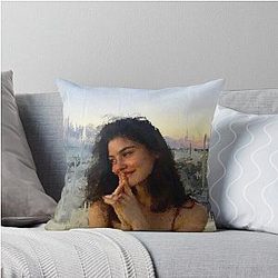 Painting Gracie Abrams Throw Pillow