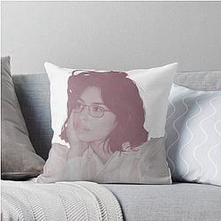 Soft Gracie Abrams Edit Throw Pillow